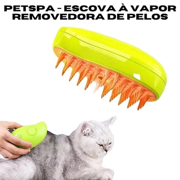 PetSpa - Escova a vapor removedora de pelos.
